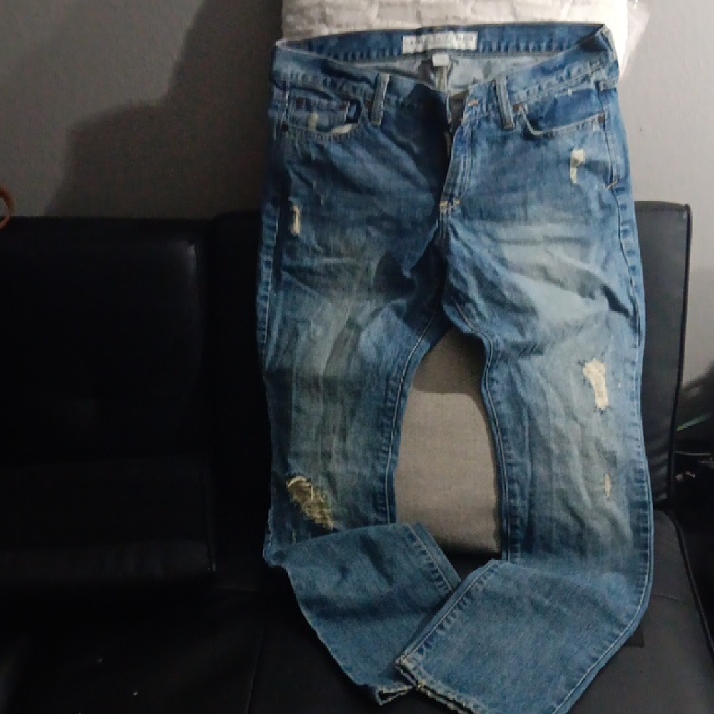 Abercrombie & Fitch Womens  Light Blue Relaxed Jeans